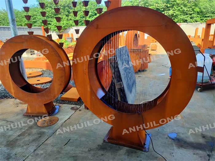 corten water feature kit For Holiday Village