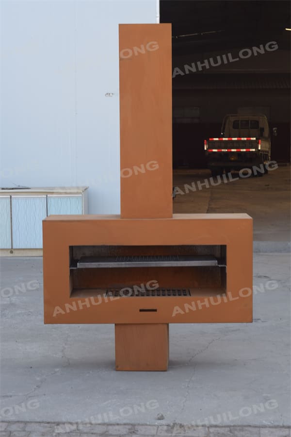 valiage patio corten steel stove for warming