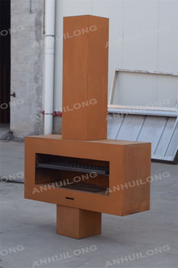 valiage patio corten steel stove for warming