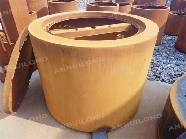 Popular Corten Steel Planter Pot With Rusty Color