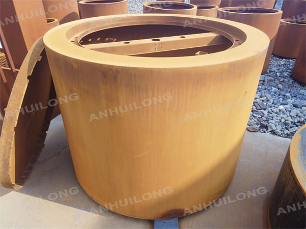 Popular Corten Steel Planter Pot With Rusty Color