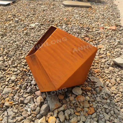 AHL corrosion-resistant corten steel planter