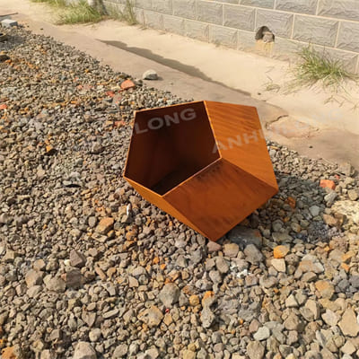 AHL corrosion-resistant corten steel planter