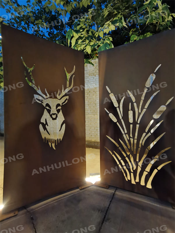 Architectural Laser Cut Corten Steel Panels