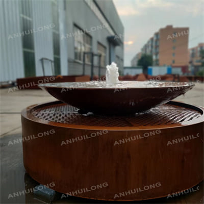 Circular Garden Water Feature Modern For Landscapi