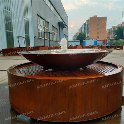 Circular Garden Water Feature Modern For Landscapi