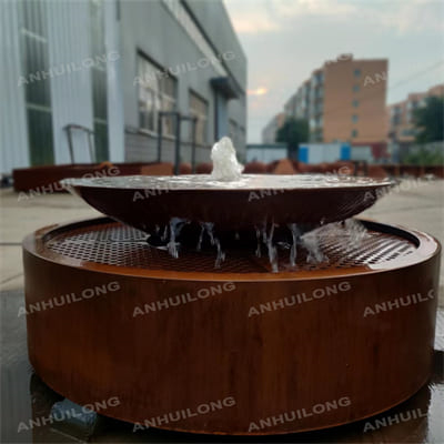 Circular Garden Water Feature Modern For Landscapi