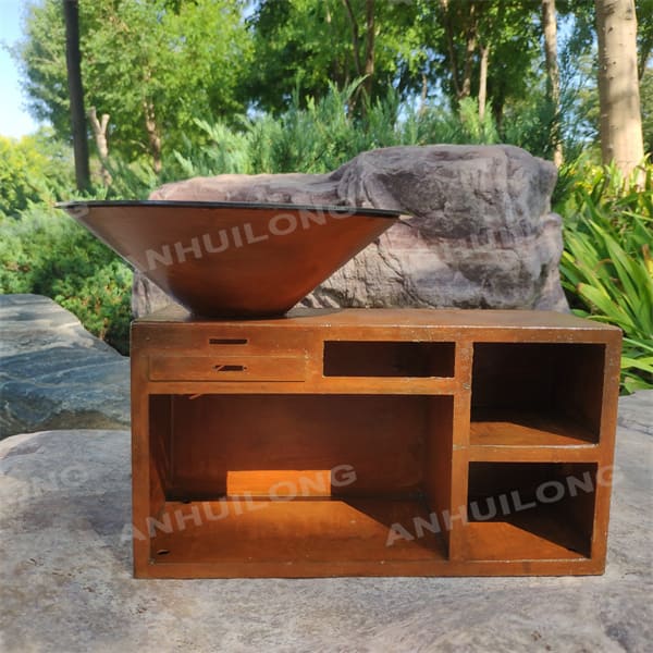 Outdoor Heater Corten Steel bbq grill For bbq kitchen