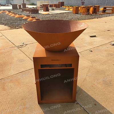 Customized  Rust Corten Steel bbq grill For Outdoor Cooking Fun New Zealand