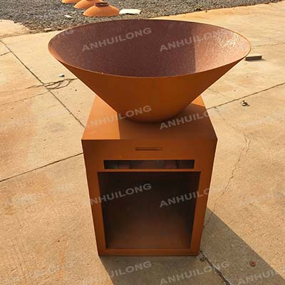 Customized  Rust Corten Steel bbq grill For Outdoor Cooking Fun New Zealand