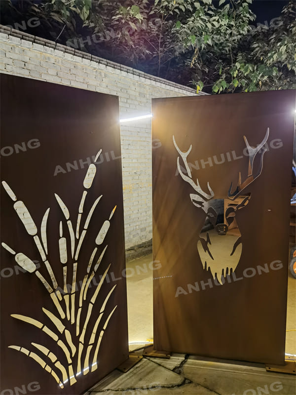 Customized Sprig Garden Steel Panels