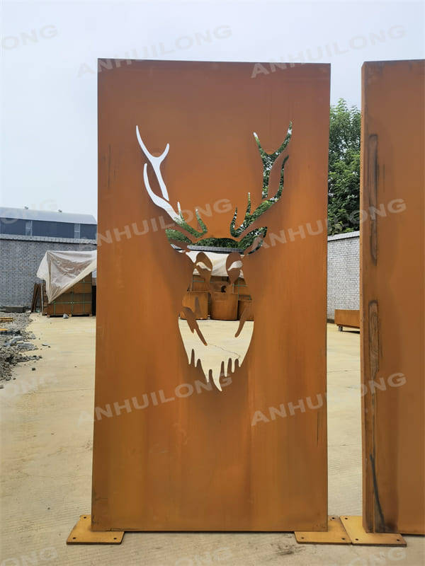 Decorative Corten Steel Screen Panel Block