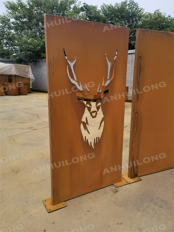 Decorative Corten Steel Screen Panel Block