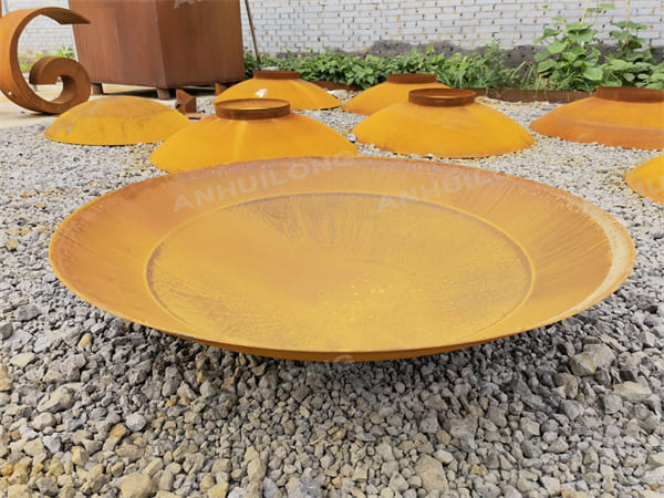 Excellent Round Corten Steel Fire Pit