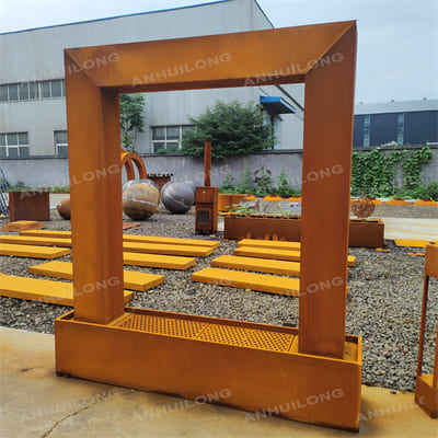 Corten Steel Garden Water Feature For Garden Art