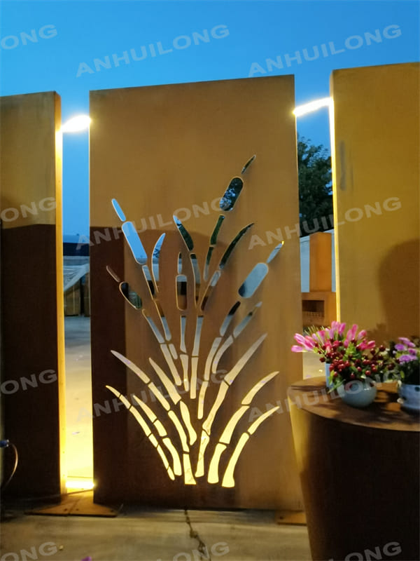 Room Divider Flowleaf Garden Steel Panels