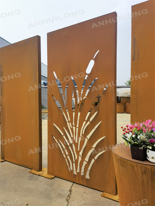 Room Divider Flowleaf Garden Steel Panels