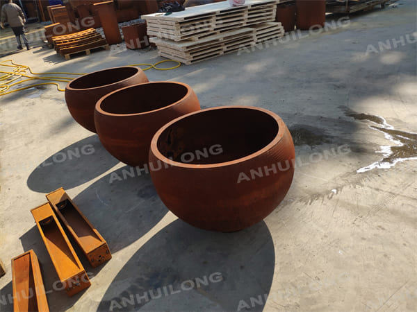 Corrosion Resistance Corten Steel Planter Pot