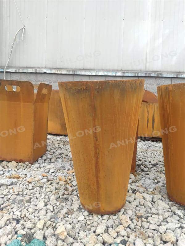 Corrosion Resistance Corten Steel Planter Pot