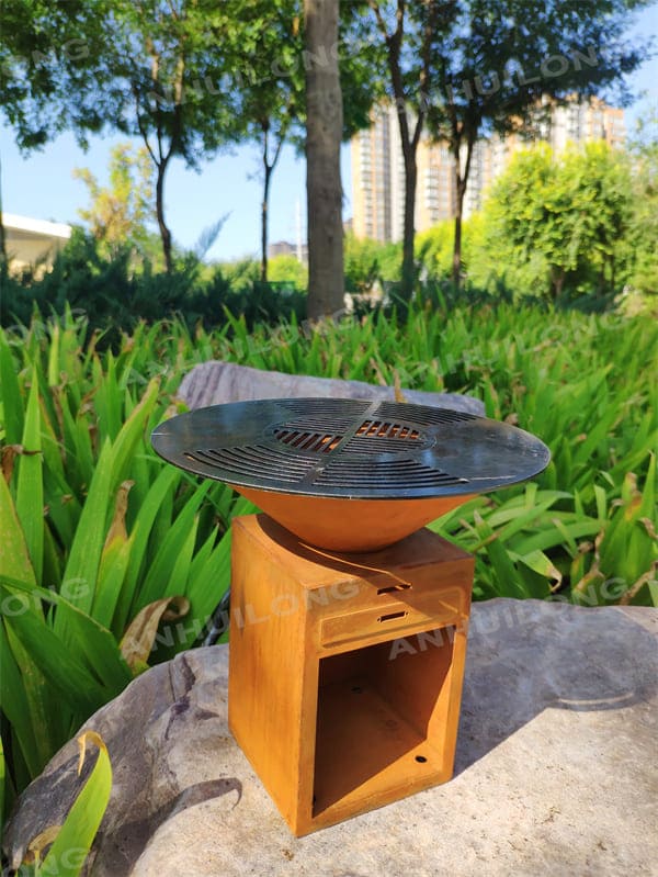 The Corten Steel BBQ Grill As A Good Helper