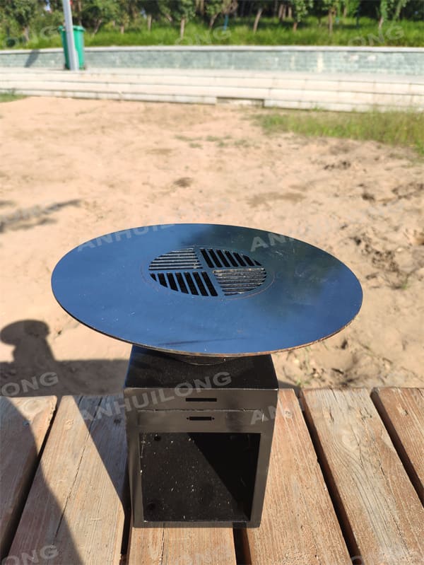 Hot Selling Round Corten Barbecue For Outdoor Entertainment Services