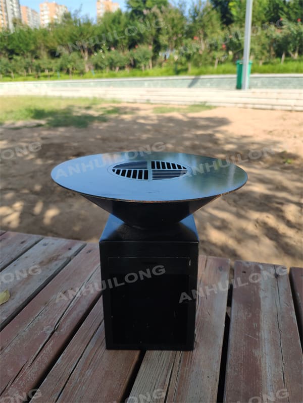 Hot Selling Round Corten Barbecue For Outdoor Entertainment Services