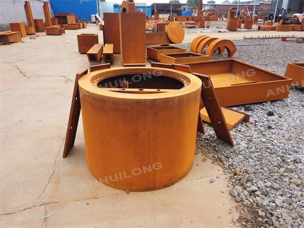 Outdoor Large Corten Steel Planter Pot For Home Or Office
