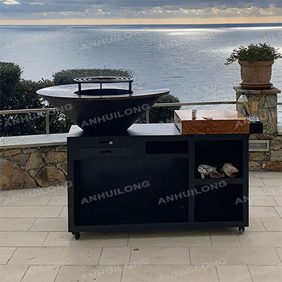 Excellent Rust Corten Steel bbq grill For Outdoor Cooking