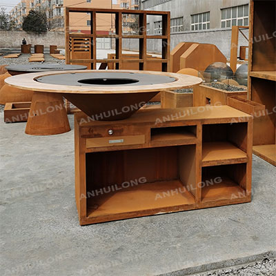 Foldbale Round Barbeque Grill For bbq kitchen Factory