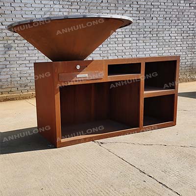 Foldbale Round Barbeque Grill For bbq kitchen Factory