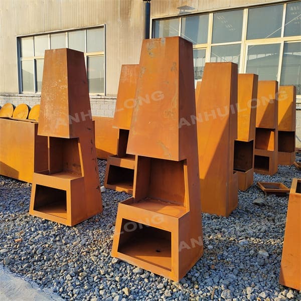 Customized  corten steel fire pit for outdoor used