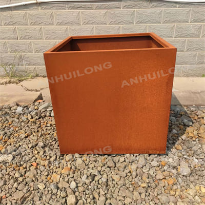 AHL corten steel garden planter