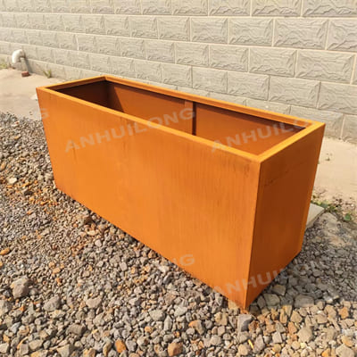 AHL corten steel garden planter