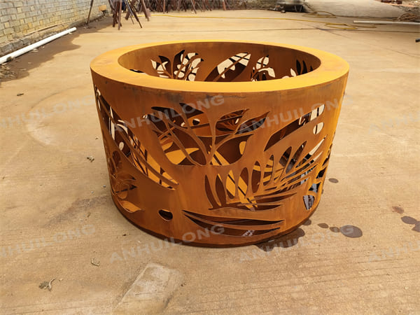 Corten Steel Planter Pot That Bring Natural Beauty For Your Garden