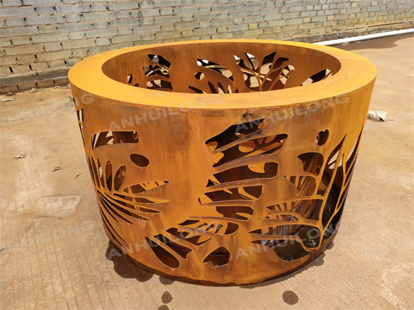 Corten Steel Planter Pot That Bring Natural Beauty For Your Garden