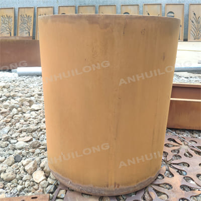 The natural beauty corten steel planter