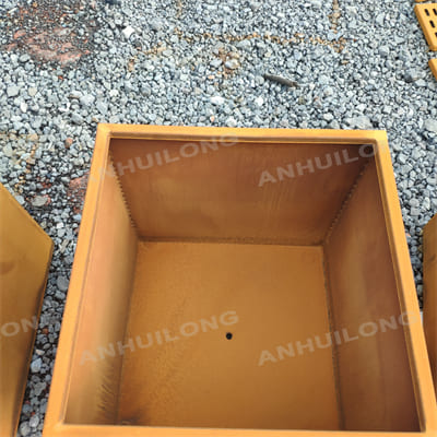 Environmentally friendly corten steel planter