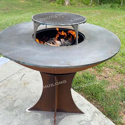 Bonfire Rectangular Corten Grill BBQ Backyard Review