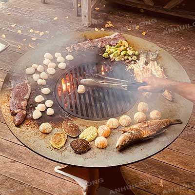 China Factory Luxury Round bbq cooking equipment Outdoor Fun