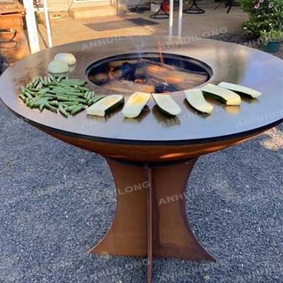 China Factory Luxury Round bbq cooking equipment Outdoor Fun