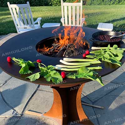 China Factory Luxury Round bbq cooking equipment Outdoor Fun
