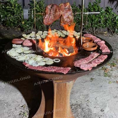 Multifunctional Camping Charcoal barbeque grill For Picnic With Removable Center