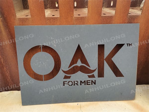 Steel Laser Cut Sign Plate Customizable