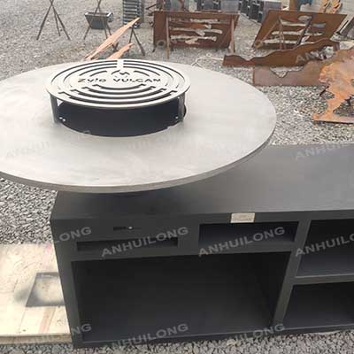 Trolley Square Shape Charcoal BBQ Grill