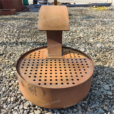 European style rust backyard water feature for Holiday Village