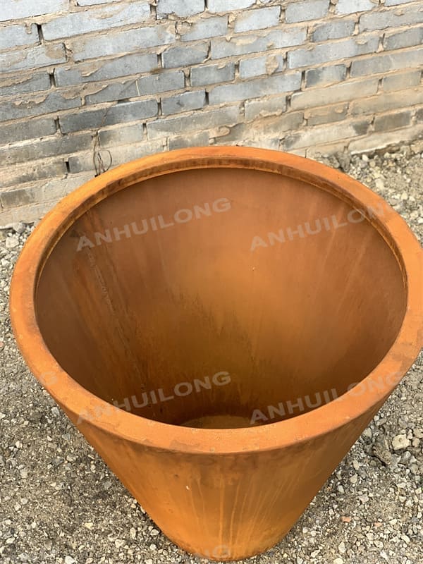 Customized  rouded flowerpot For Outdoor Furniture