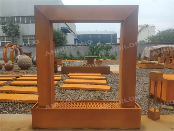 One Of The Uses Of The Corten Steel-Garden Decoration