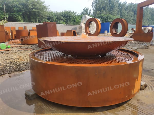 Distinctive Corten Steel Water Feature