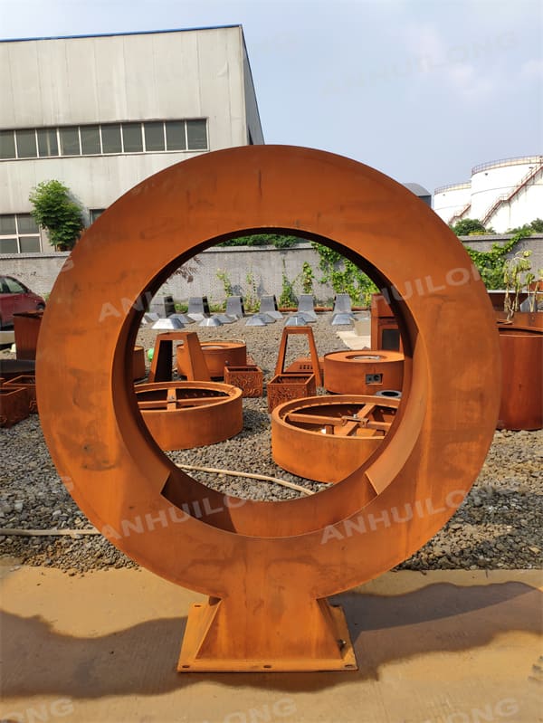 Water Features With Corrosion Resistant Corten Steel