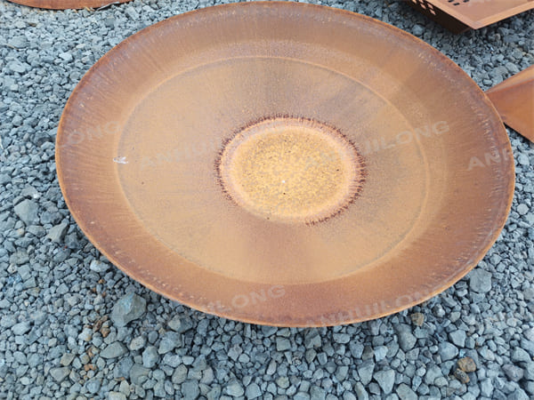 China Cheap Corten Steel Fire Pit Disk-Shaped For Sale